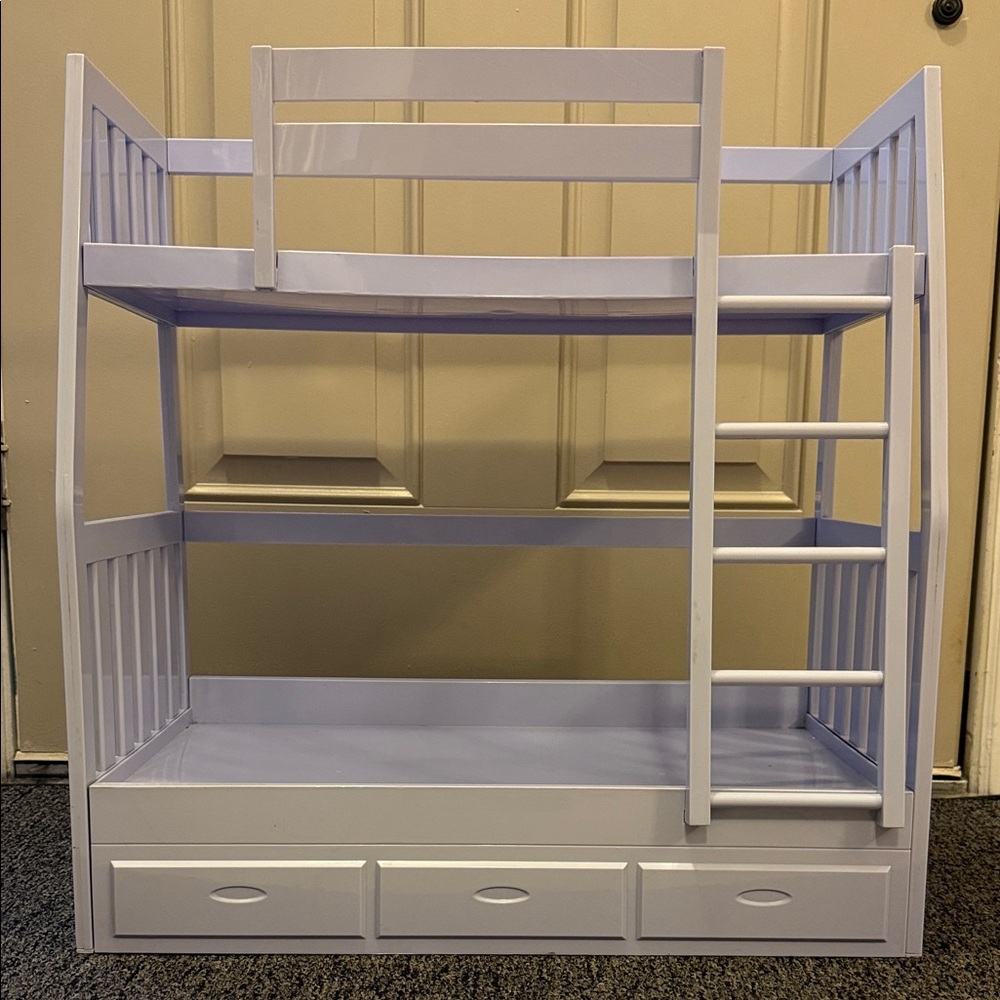 Our Generation White Doll Bunk Bed with Ladder